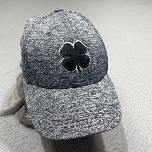 Black Clover Other - Black Clover Hat Cap Fitted Extra Large Gray 3D Clover Live Lucky Spell Out Mens